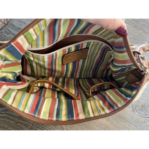 VTG Fossil 1954 Classic Bag Medium Size 9”x13” Zip Top Cream Color - Picture 12 of 13